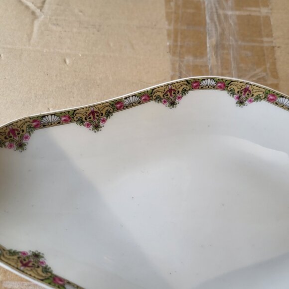 ELITE WORKS LIMOGES FRENCH PORCELAIN SERVING DISH 1891-1914 ANTIQUE GUC "BIN C" - Picture 2 of 8